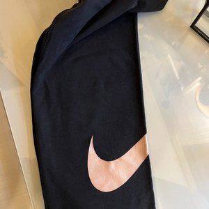 Large Nike Sportswear Cropped Leggings w/Rose Gold Swoosh